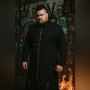 DEAD THREADS BONDAGE TRENCH COAT XL